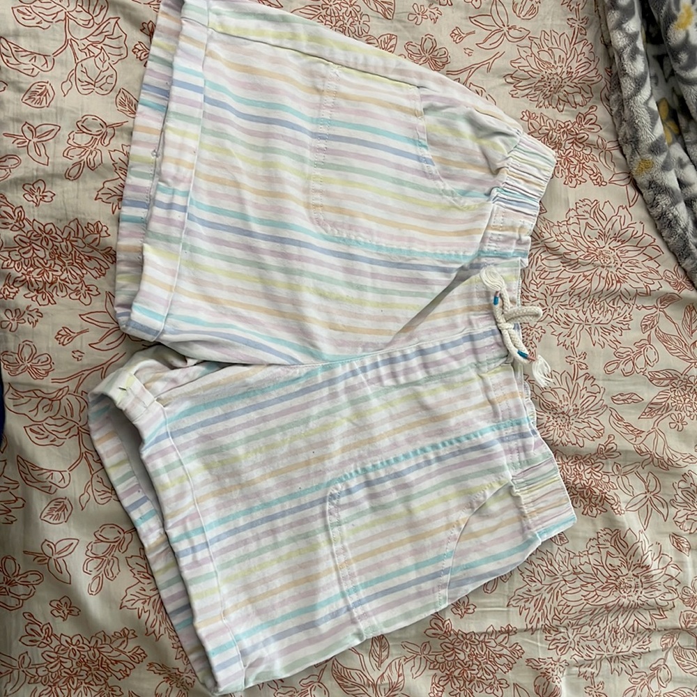 Girls striped shorts